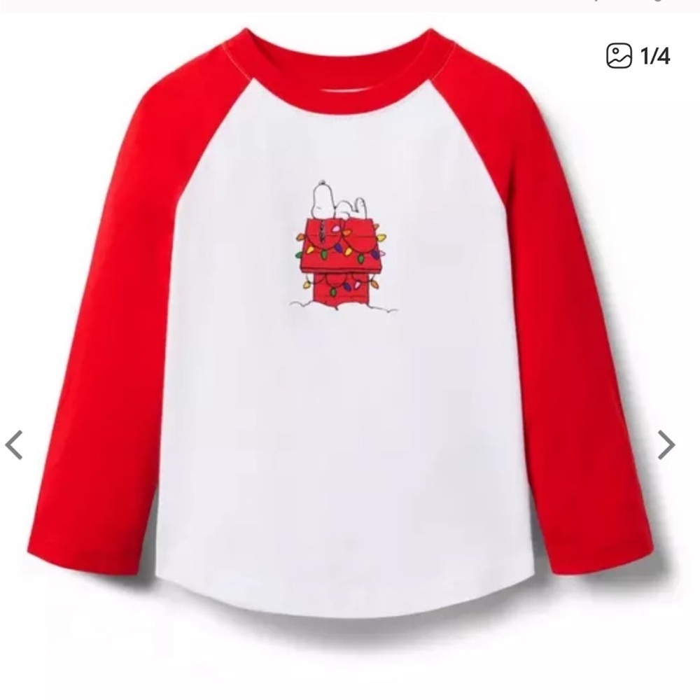 NWT- Janie and Jack Peanuts Shirt